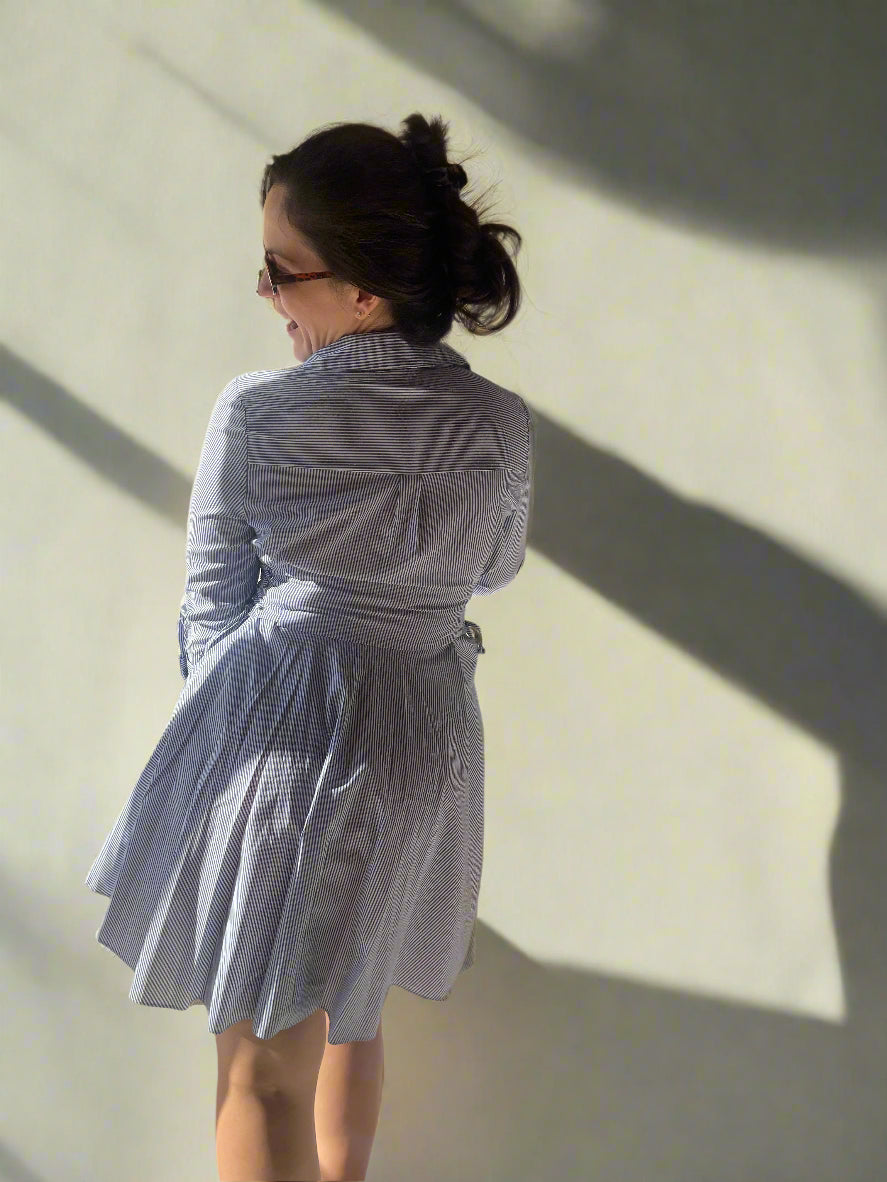 striped shirt dress by bar III