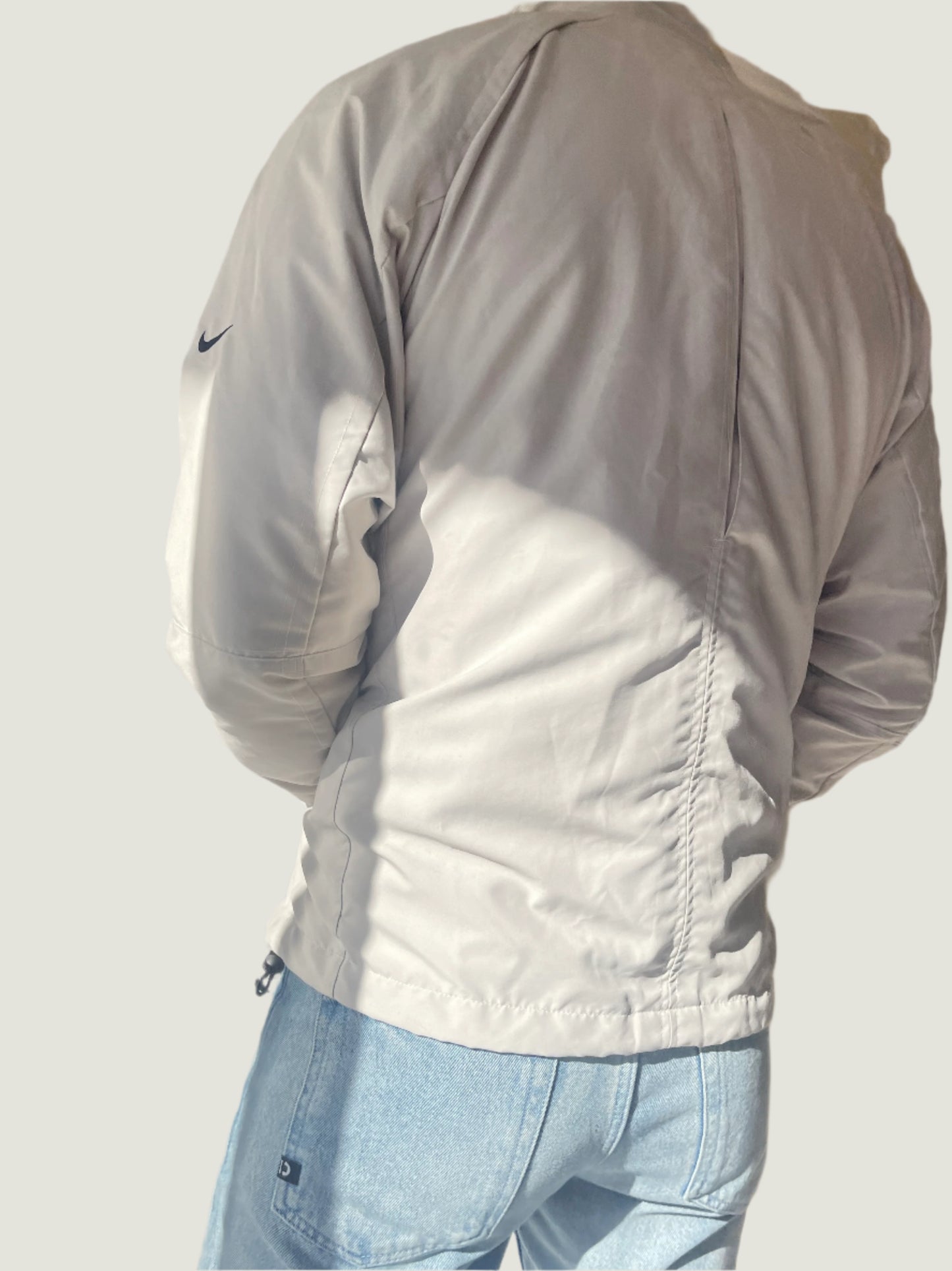 beige sports jacket Nike