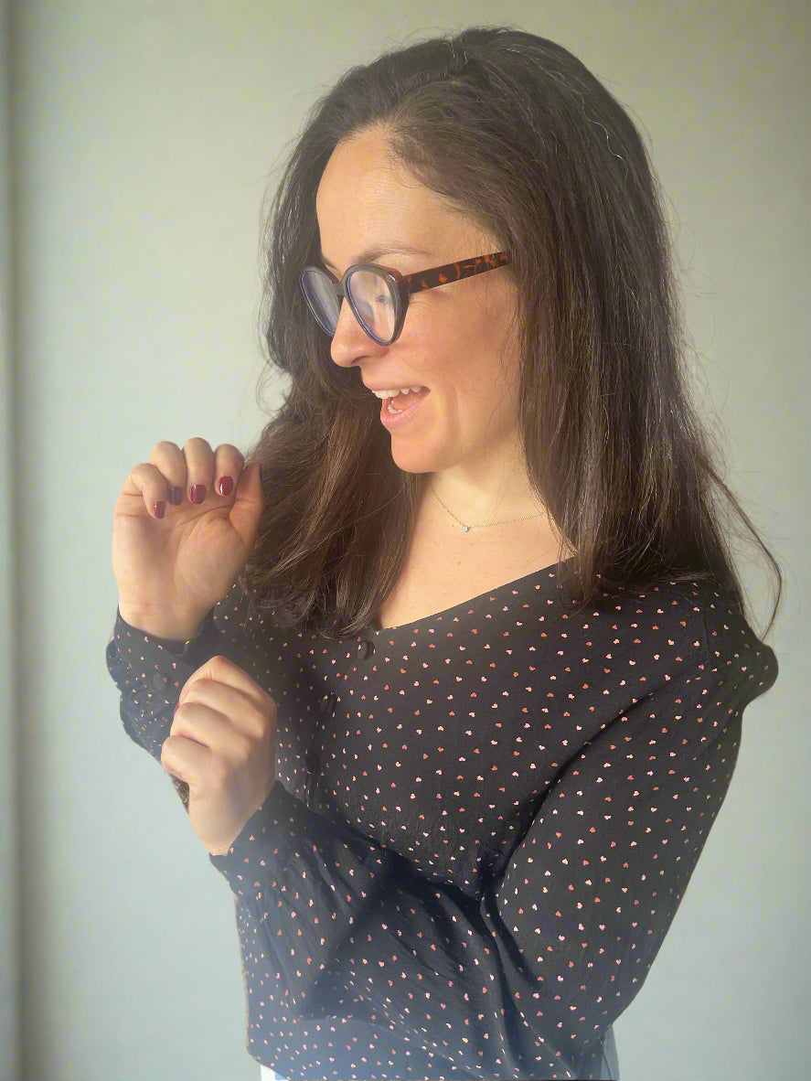 black blouse by WAREHOUSE