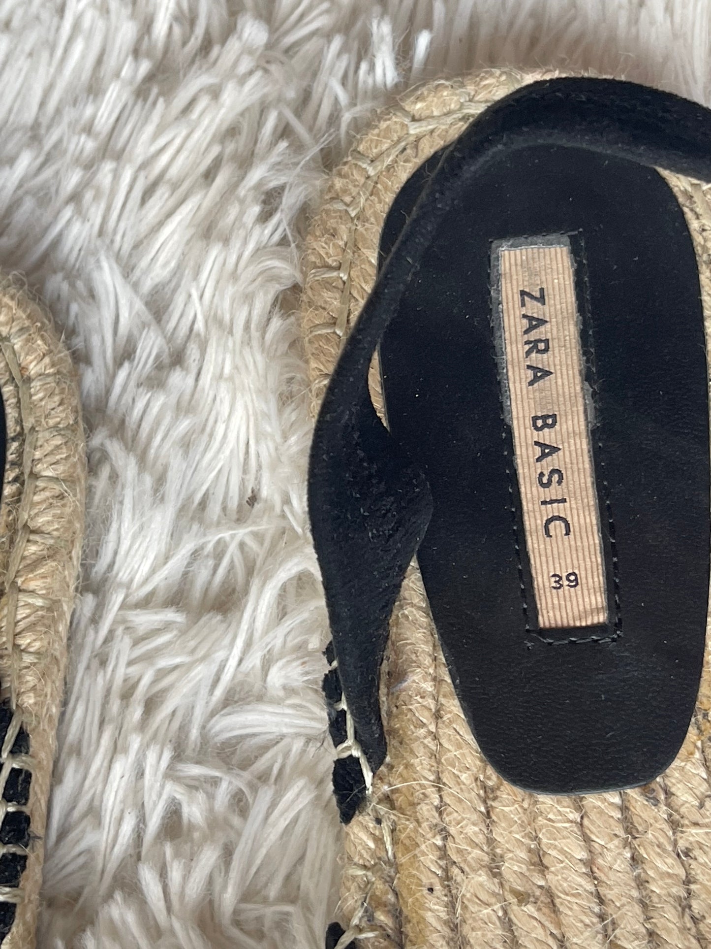 black espadrilles by ZARA