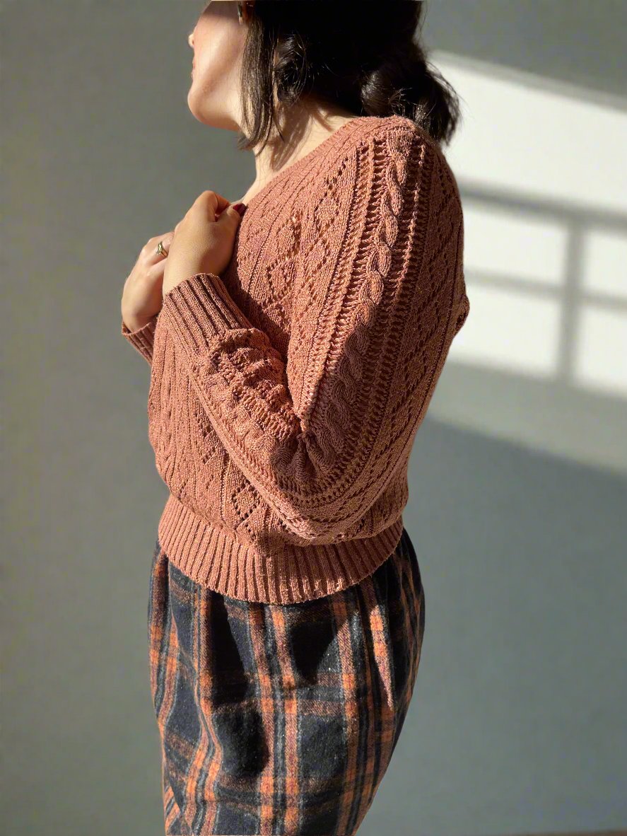 knit V-neck sweater by Forever 21