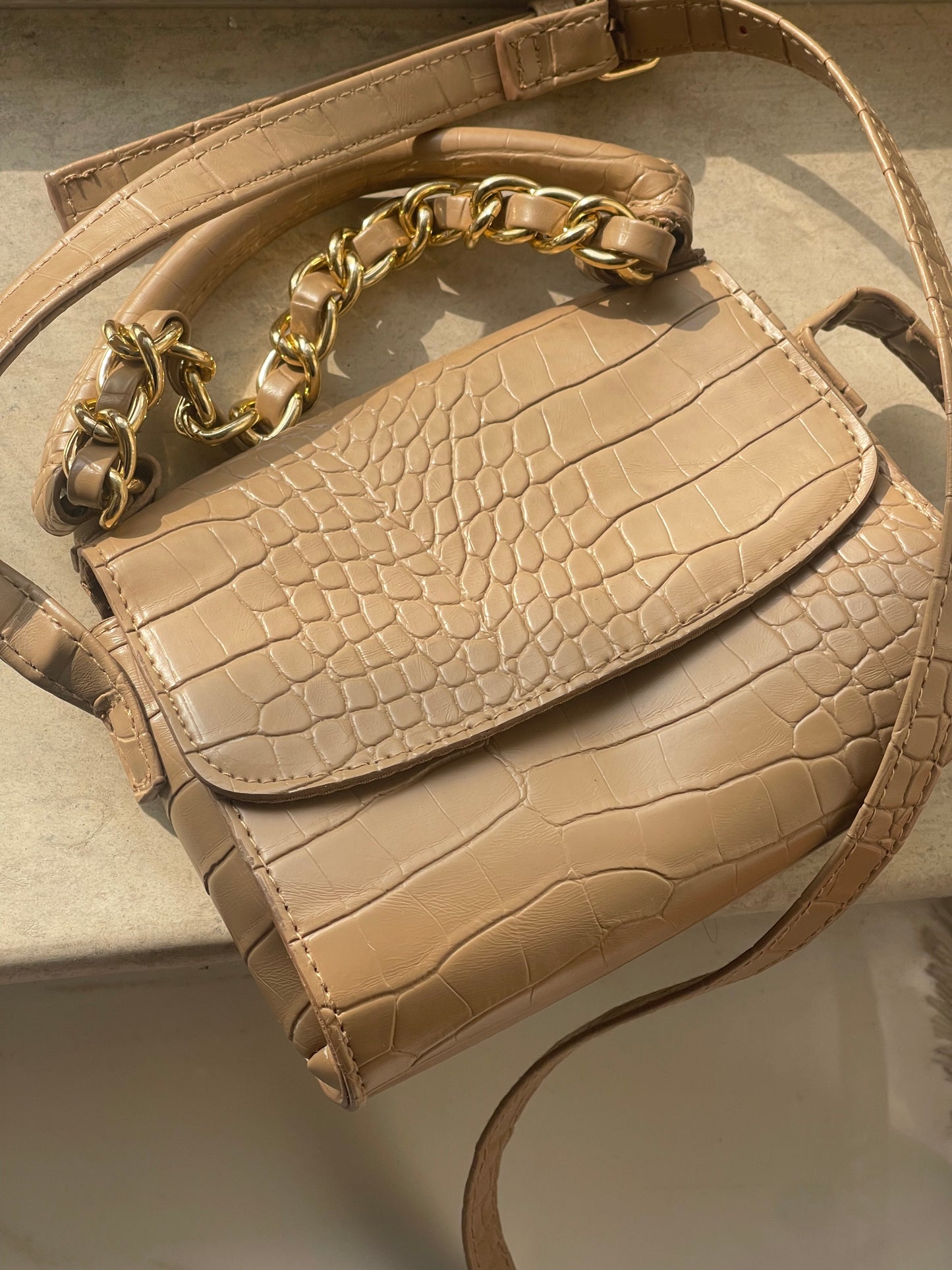 small beige bag Primark