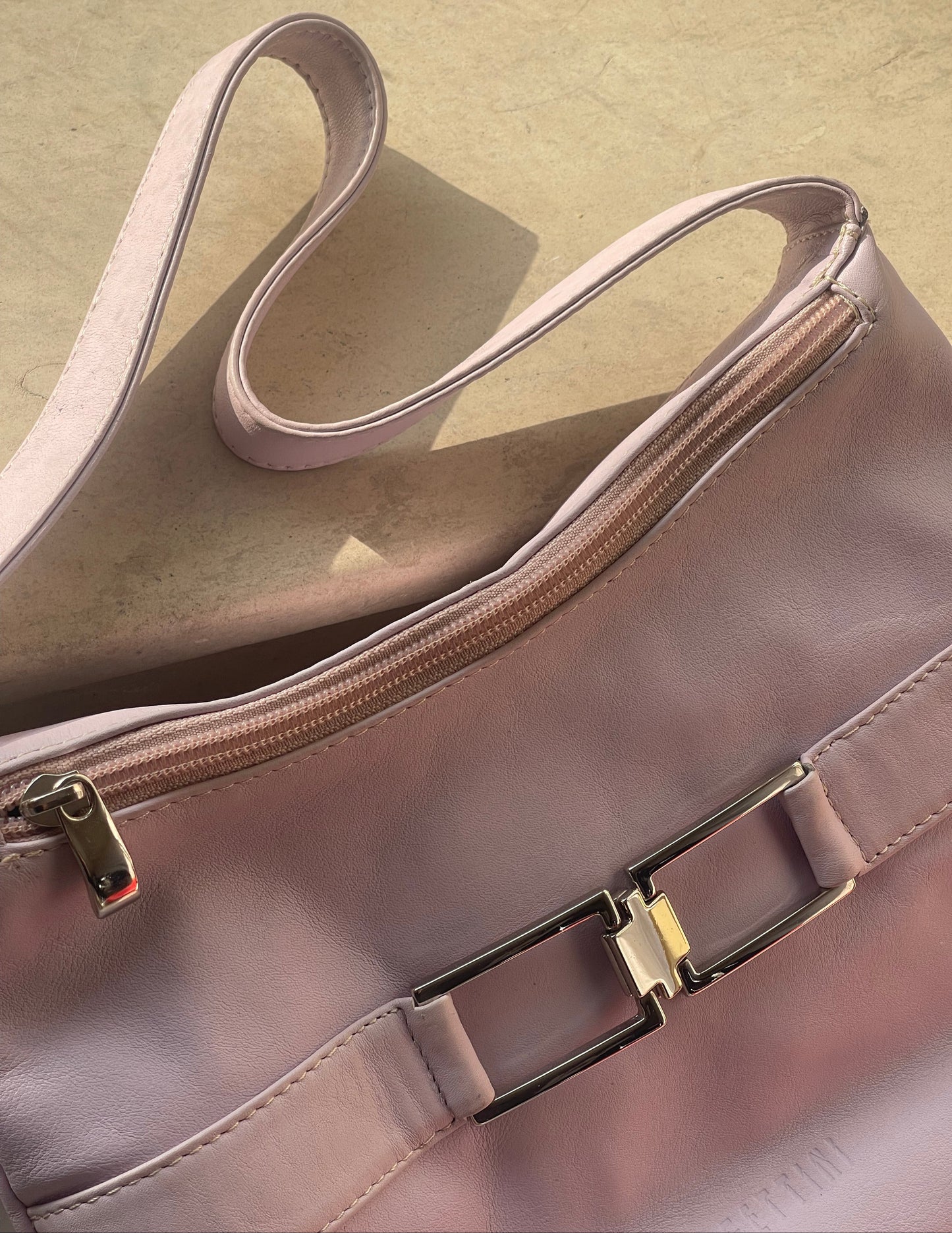 lilac leather Cosettini bag