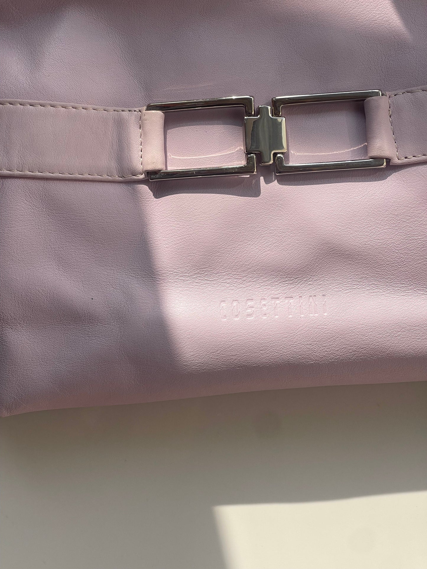 lilac leather Cosettini bag