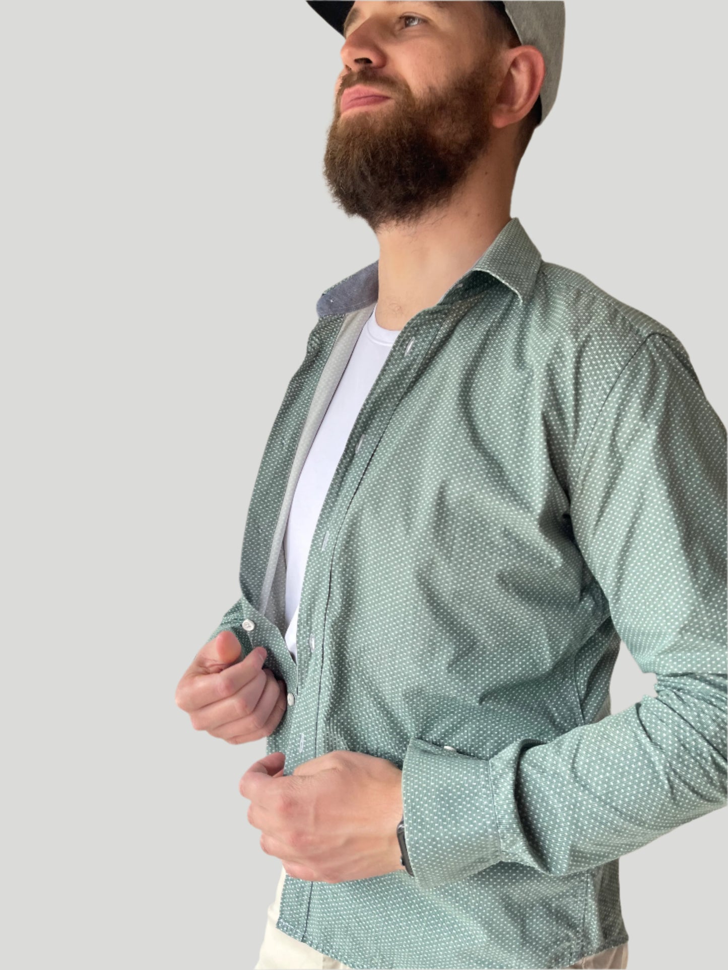 long-sleeve green shirt by Frant