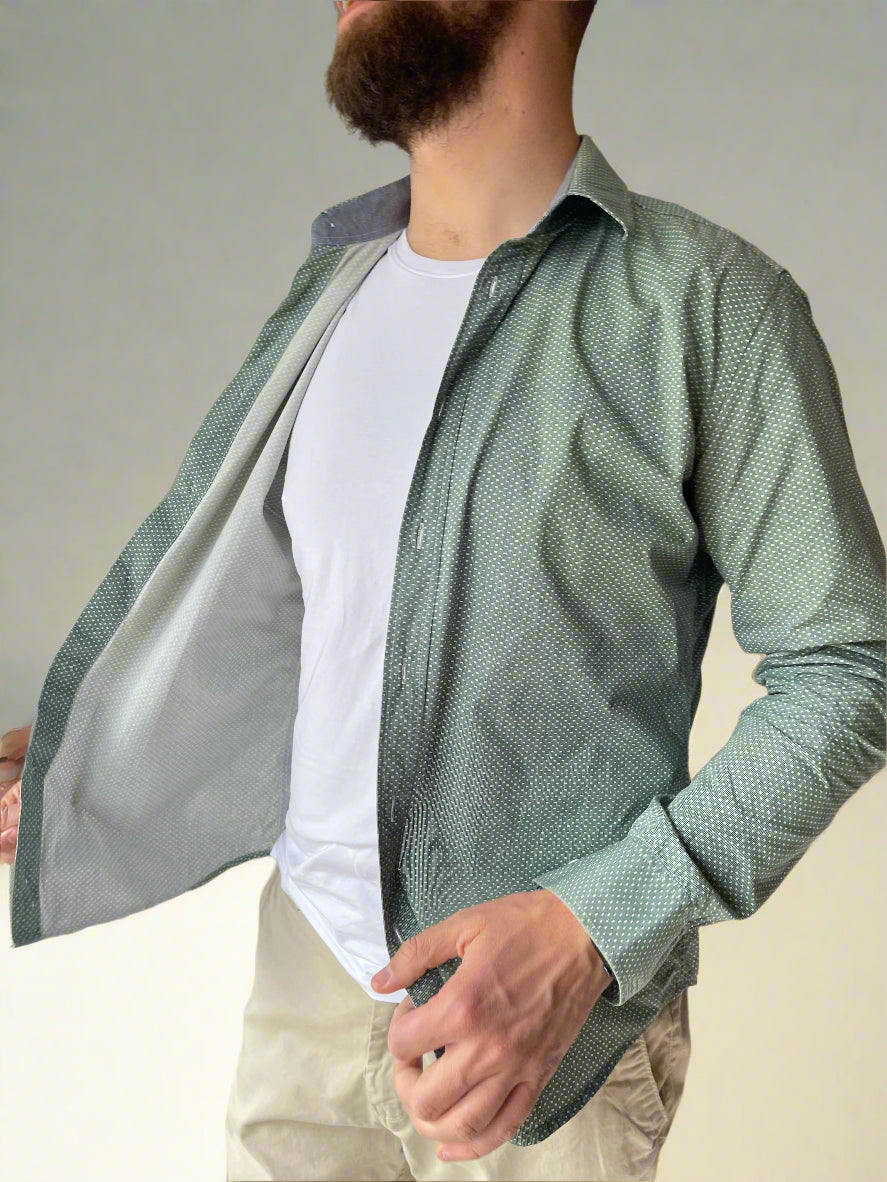 long-sleeve green shirt by Frant