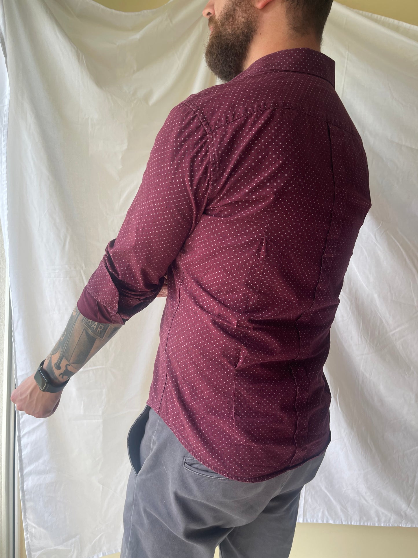 long-sleeve formal shirt