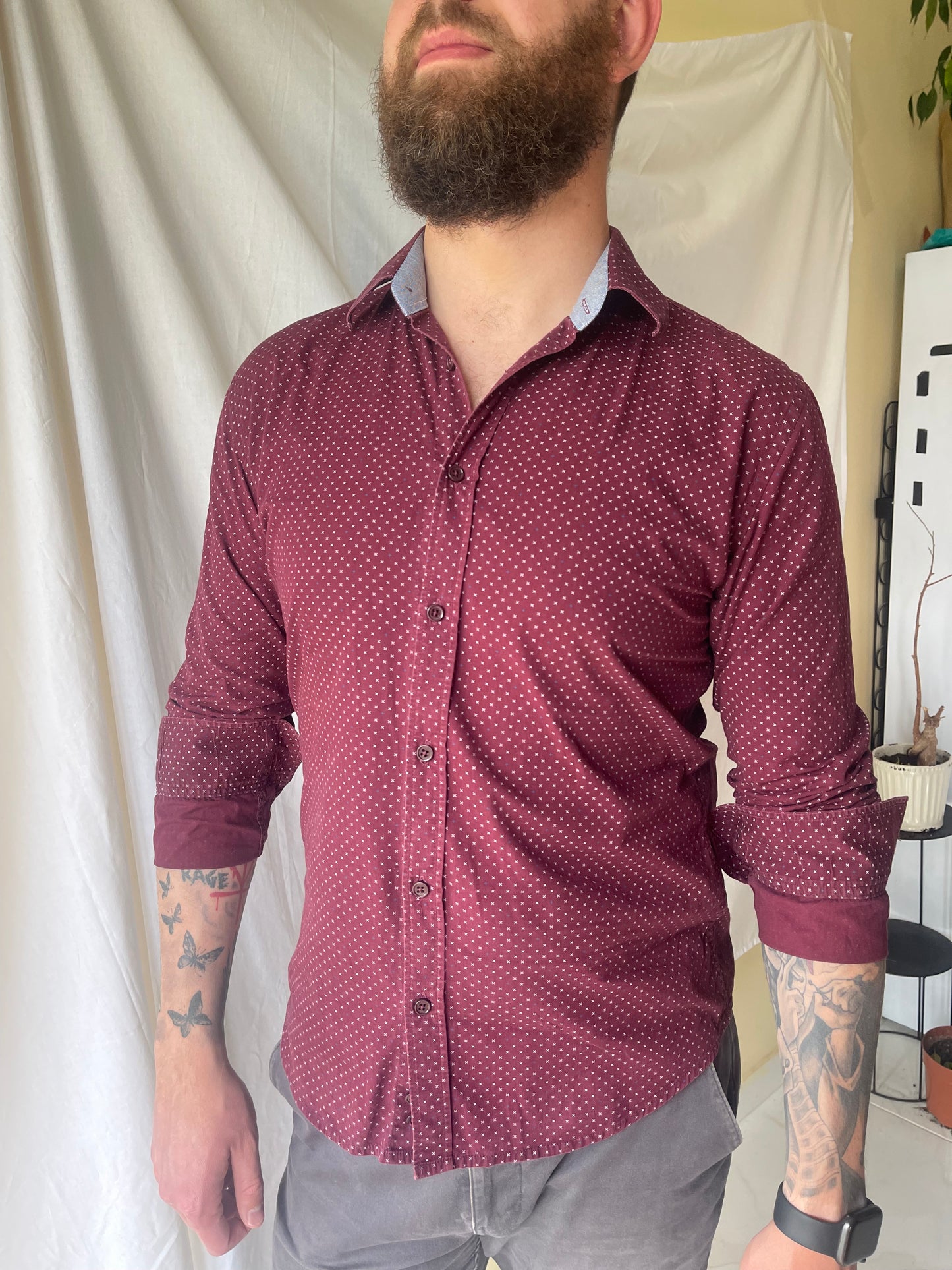 long-sleeve formal shirt