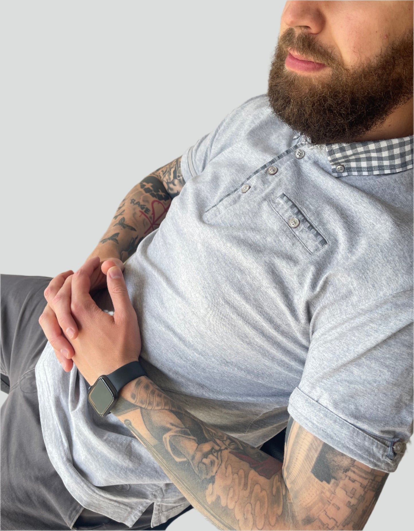 grey polo shirt by LC Waikiki