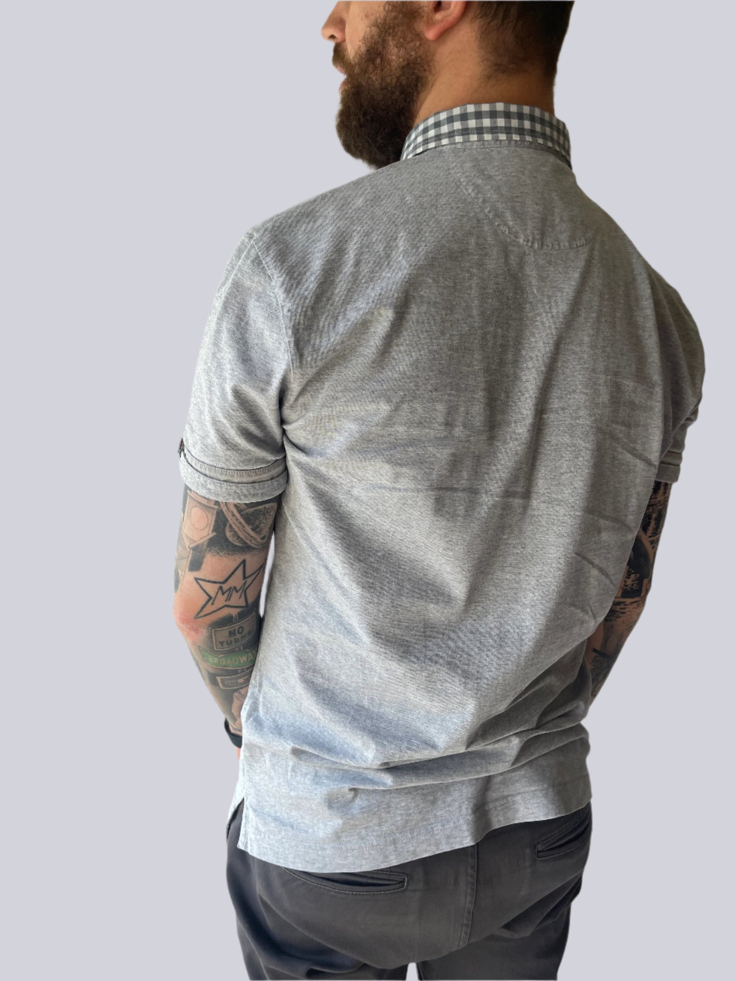 grey polo shirt by LC Waikiki