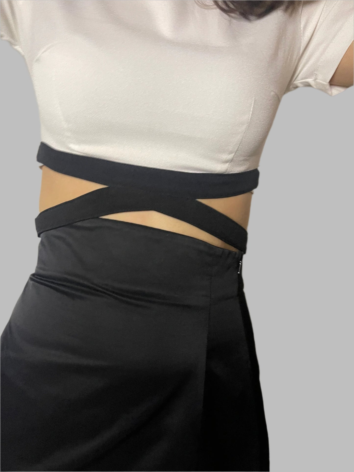 черна макси пола от French Connection