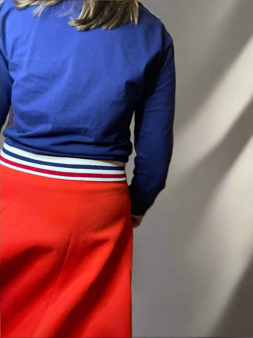 red skirt by United Colors of Benetton