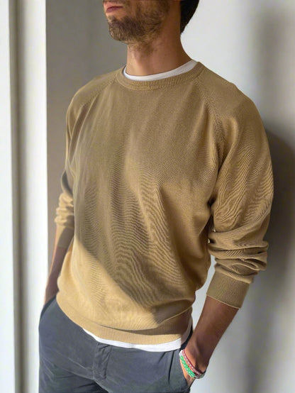 beige knit sweater from LC Wikiki