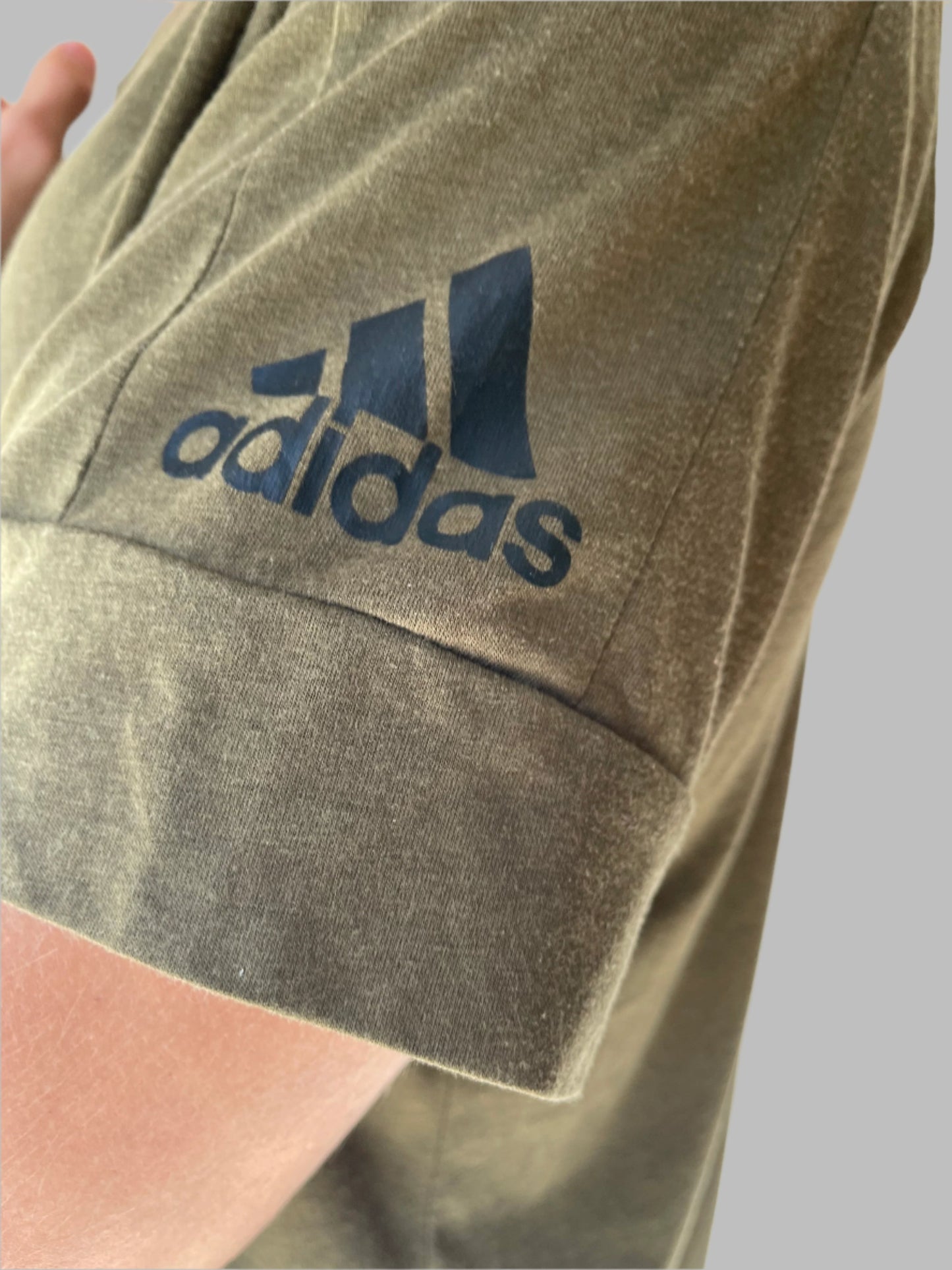 dark green Adidas t-shirt