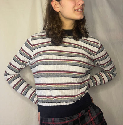 soft checkered sweater by FB Sister