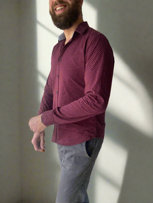 long-sleeve formal shirt