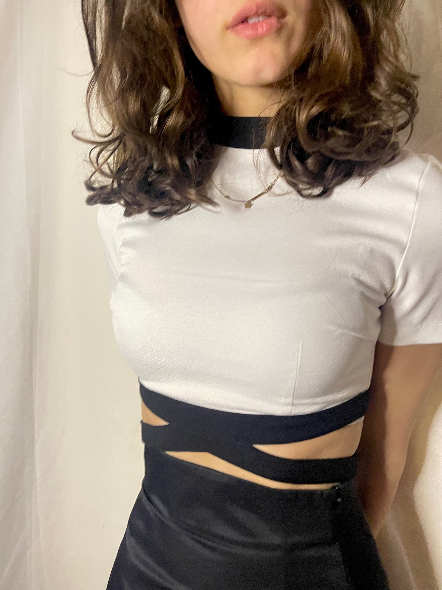 party crop top from Missguided