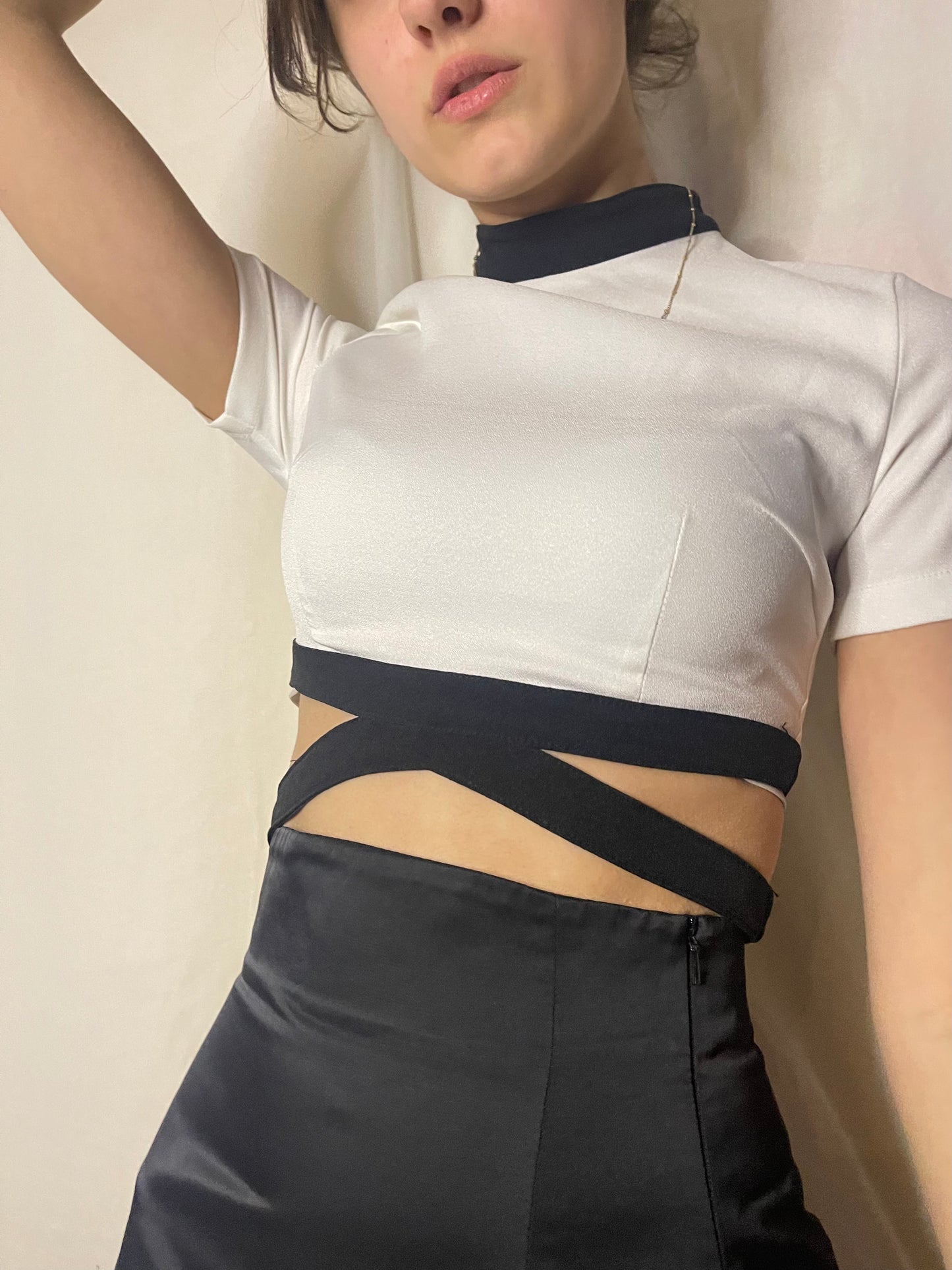 party crop top from Missguided