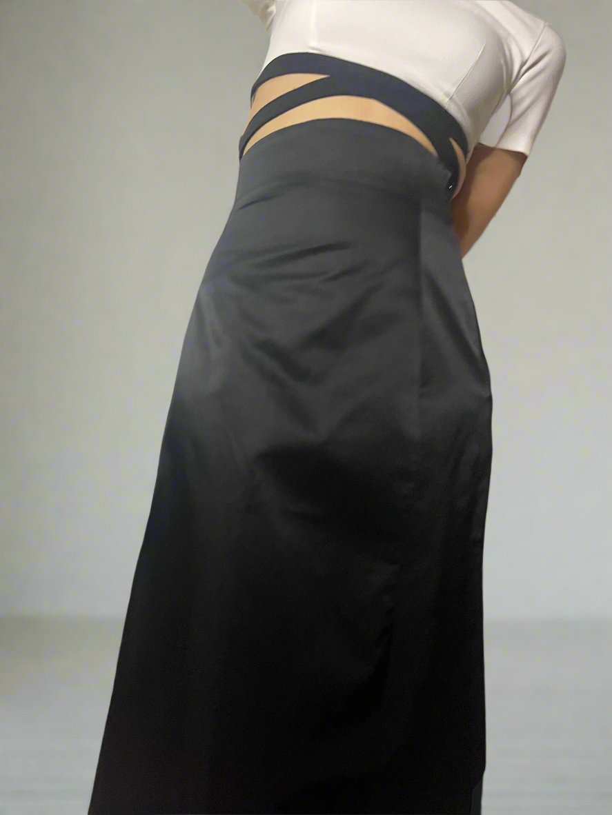 black maxi skirt by French Connection