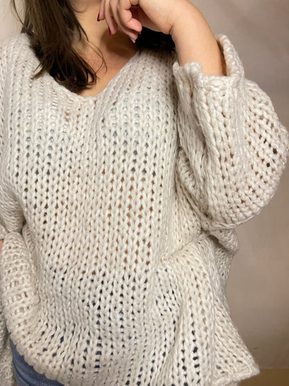 soft oversized knit sweater