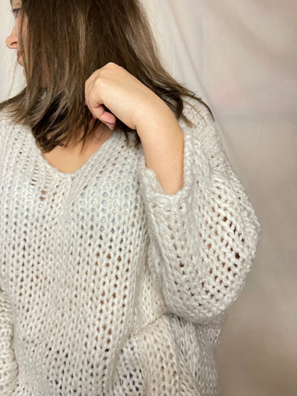 soft oversized knit sweater