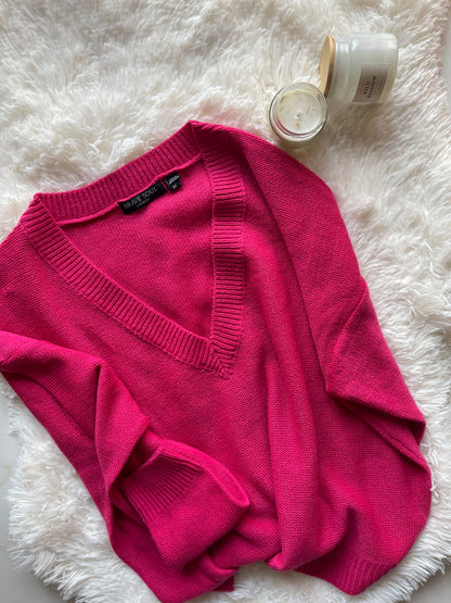 bright pink sweater by Brave Soul