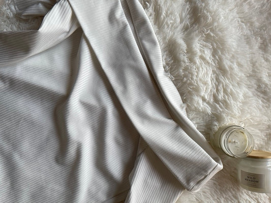white blouse with bardot neckline from Primark