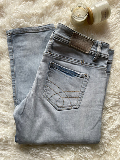 light blue, straight leg jeans from United Colors of Benetton